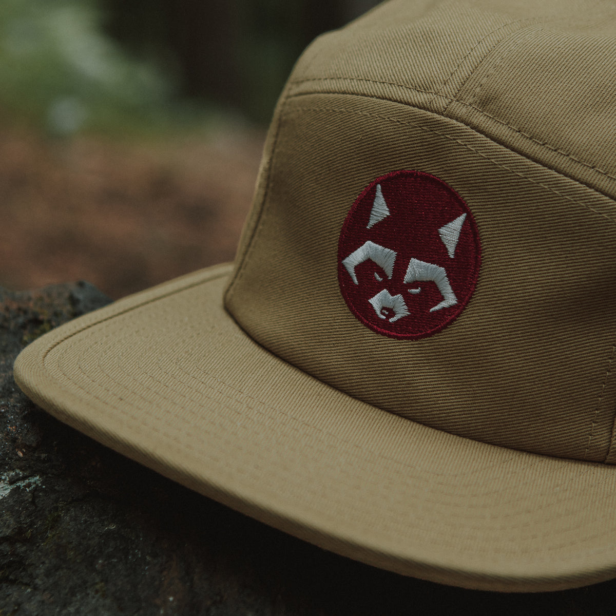 Kamon Series — Raccoon Mon 5 Panel Cap