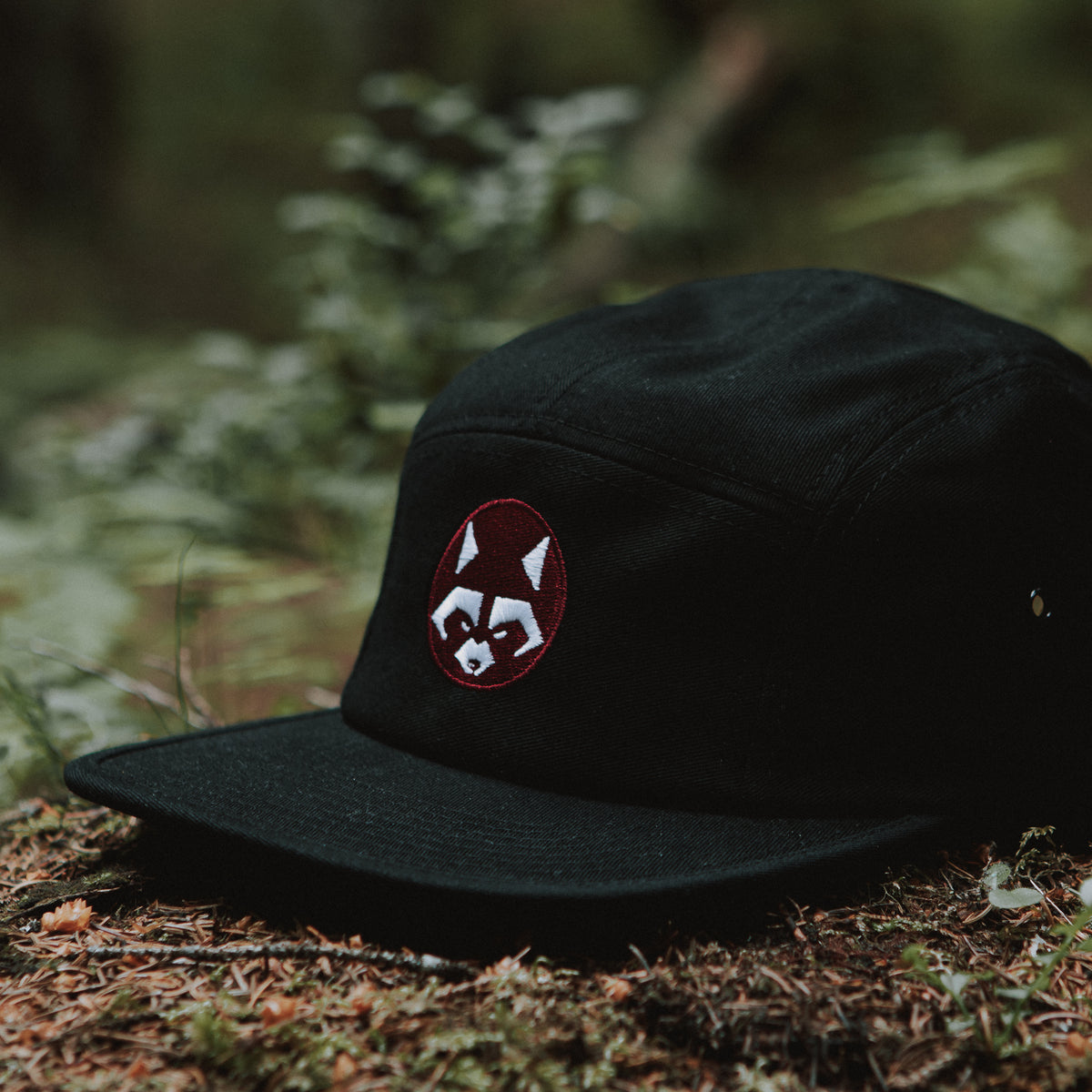 Kamon Series — Raccoon Mon 5 Panel Cap
