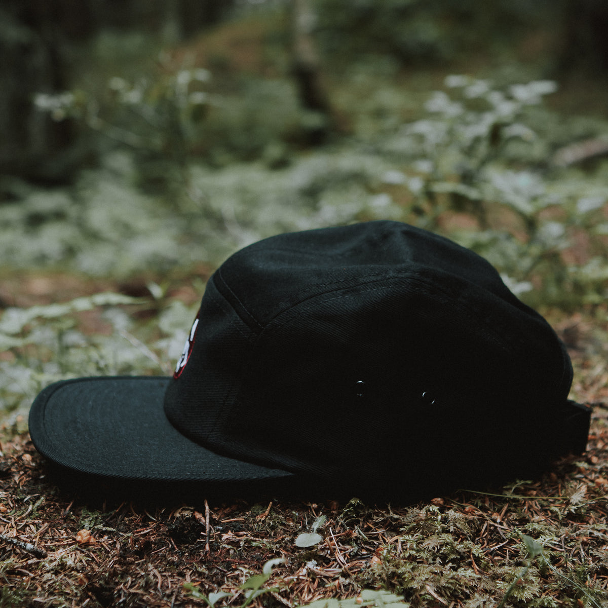 Kamon Series — Raccoon Mon 5 Panel Cap