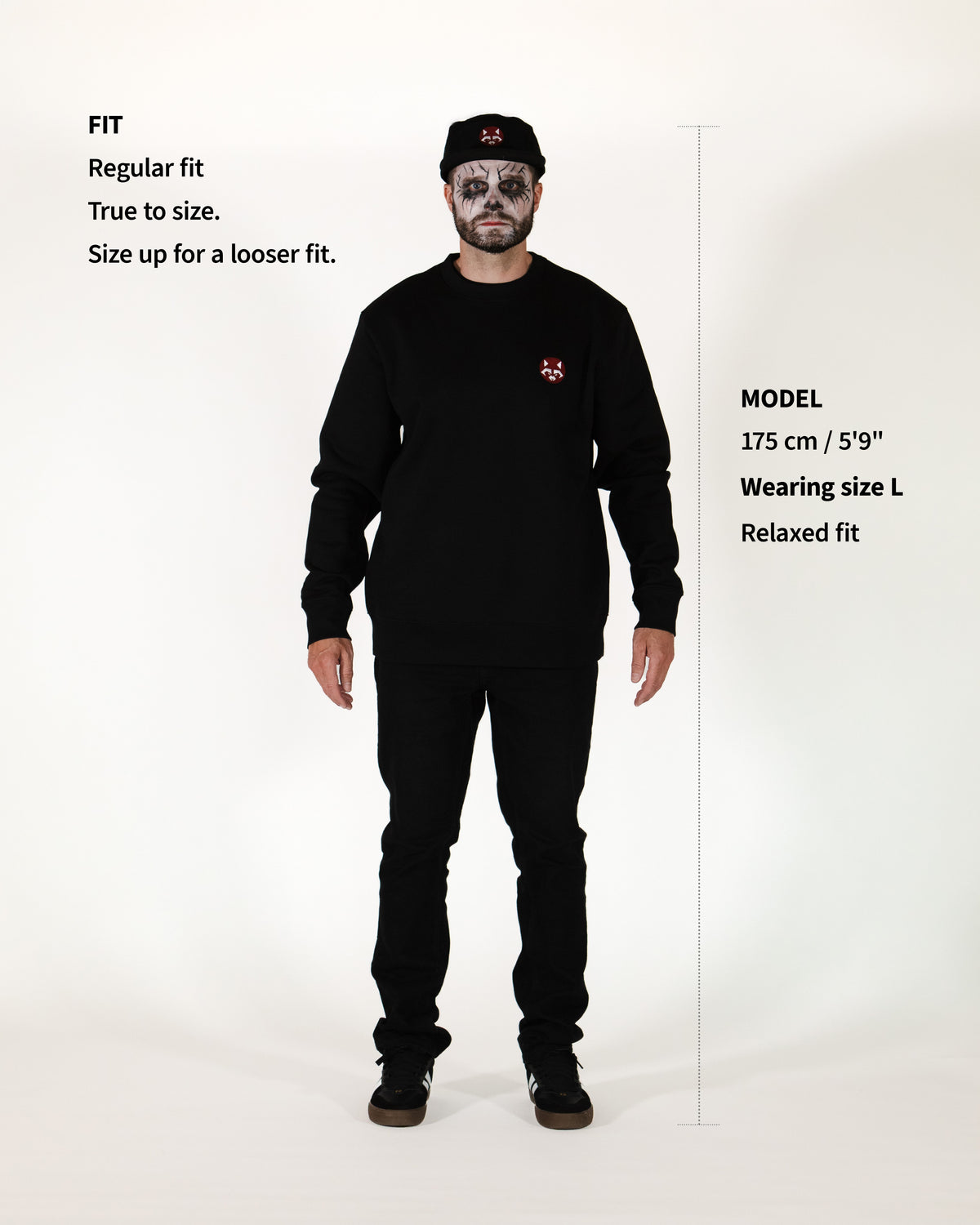 Kamon Series — Raccoon Mon Crewneck
