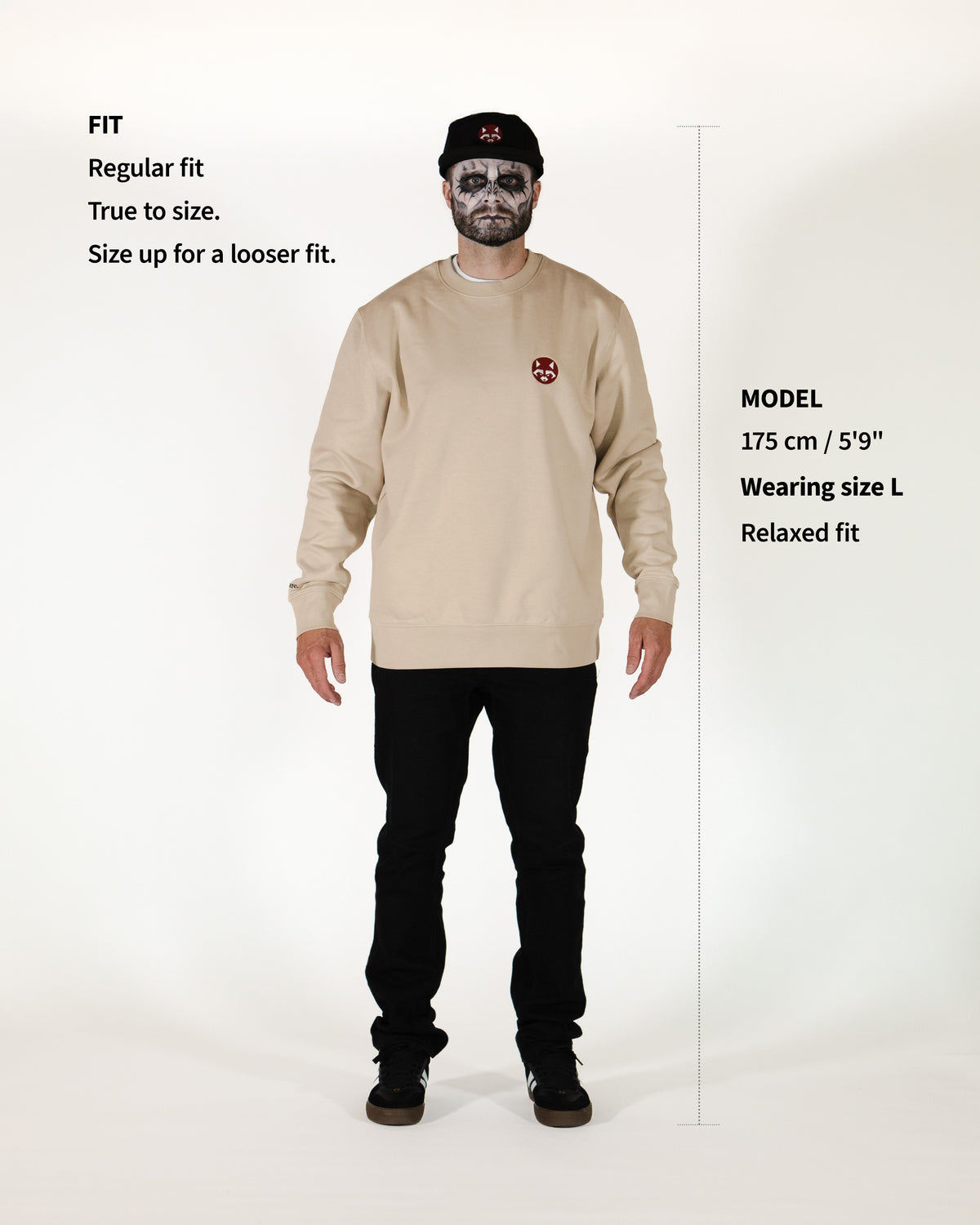 Kamon Series — Raccoon Mon Crewneck