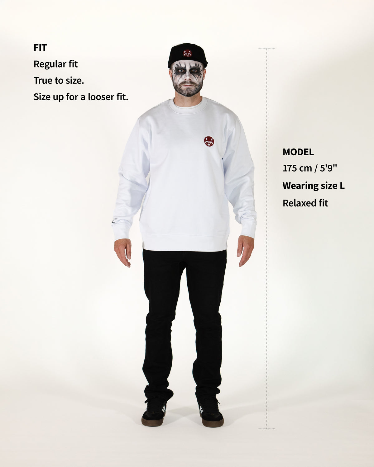 Kamon Series — Raccoon Mon Crewneck